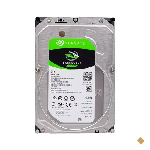 HD Seagate 2TB BarraCuda 5400RPM 256MB Cache 3,5″ SATA 6.0Gb/s ST2000DM005