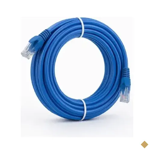 Cabo Rj-45 Macho + Rj-45 Macho 5m 5e Cca 568b Azul