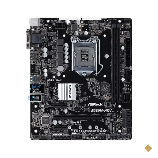 Placa Mãe ASRock B360M-HDV DDR4 (LGA 1151) Intel B360