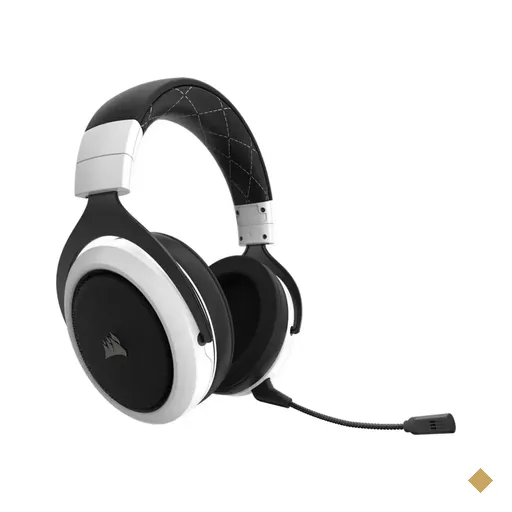 Headset Corsair HS70 Gaming Wireless Surround 7.1 White
