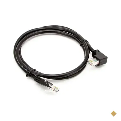 Cabo De Rede Cirilo, Cat6, Plug 90 Graus, Para Lateral, 10 Metros