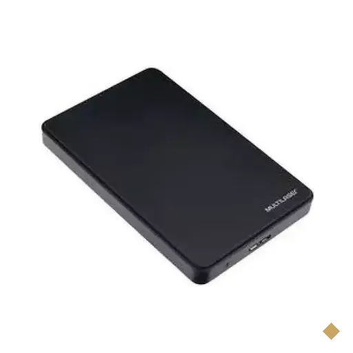 Multilaser Case para HD/SSD 2,5″ SATA I, II,II e SSD para USB 3,0