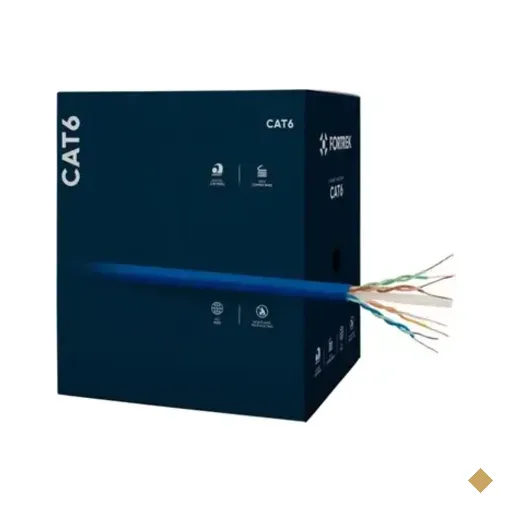 Cabo De Rede Cat6 305m Fortrek Fk510c Cmx Azul - Cx / 305