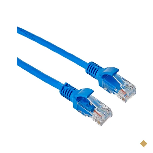 Cabo Rj-45 Macho + Rj-45 Macho 10m 6 Cca 568b Azul