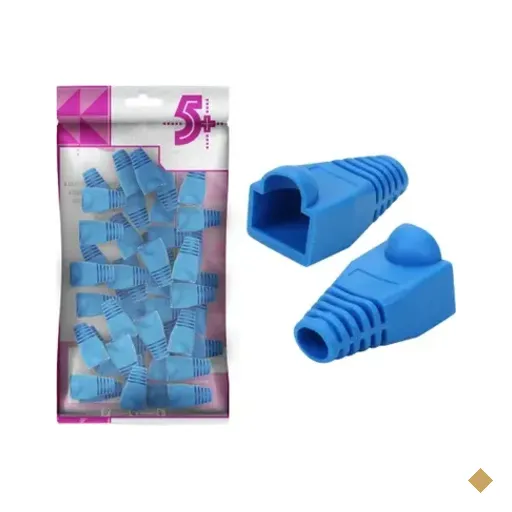 Kit 50x Capa Conector Rj45 Cabo Rede Cat5 Cat5e Cat6