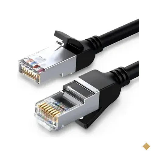 Cabo De Rede Rj45 Ugreen Cat6 Utp Macho 5 Metros Preto.