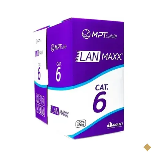 Cabo U/utp 23awgx4p Cat.6 Cmx Azul (cx 305m) Mpt.