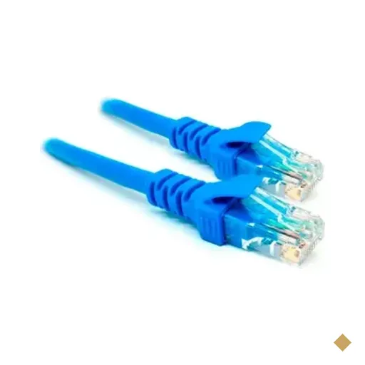 Cabo De Rede Patch Cord Cat6, Rj45, 1.8mt, Azul - Cdc-265