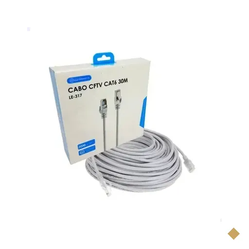 Cabo De Rede Ethernet It-blue Cat6 30m Fast Rj45 Le-317
