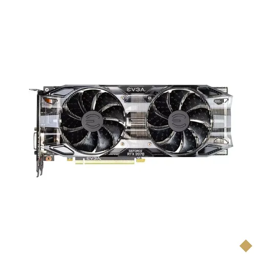 Placa de Vídeo EVGA GeForce RTX 2070 XC Black Gaming 8GB GDDR6 PCI-E 3.0 x16