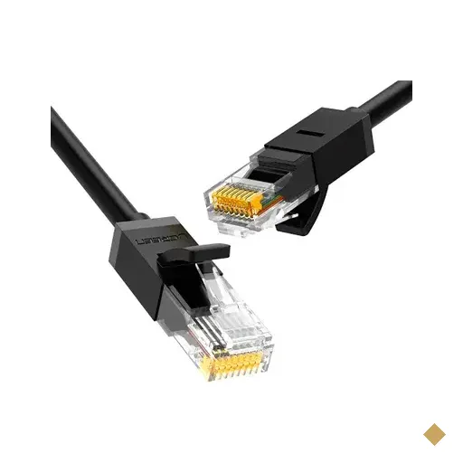 Cabo De Rede Rj45 Ugreen Cat6 Utp Macho 1.5 Metros Preto