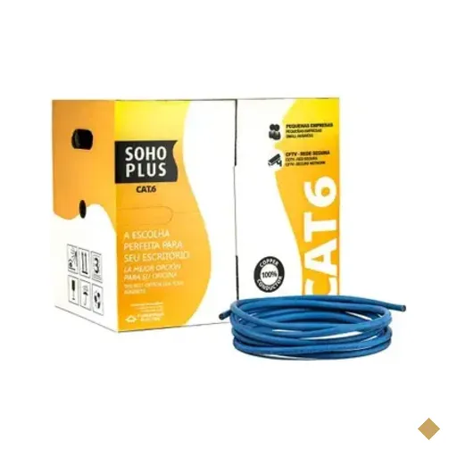 Cabo De Rede Cat.6 - Furukawa Sohoplus- Azul 1 Mt