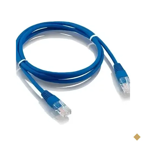 Cabo De Rede Patch Cord Cat6 1,5 Metro Azul Lan, Internet