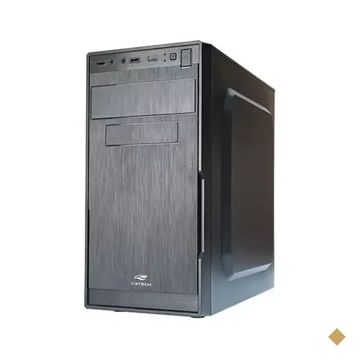 Gabinete C3Tech MT-23BK Mid Tower 200W Preto