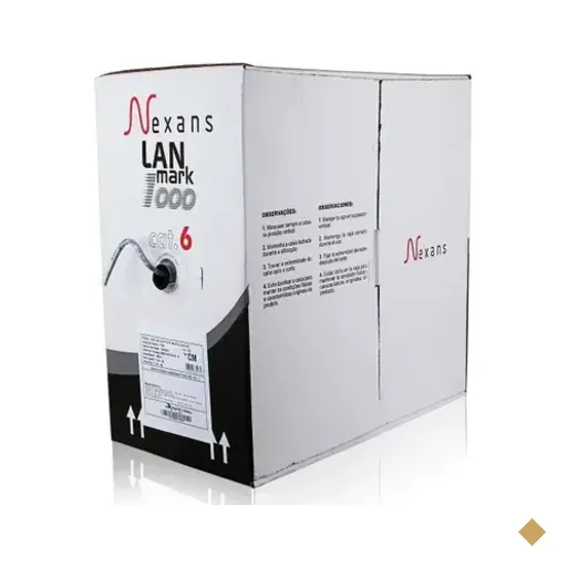 Cabo De Rede Nexans Cat6 Cinza - 3 Metros