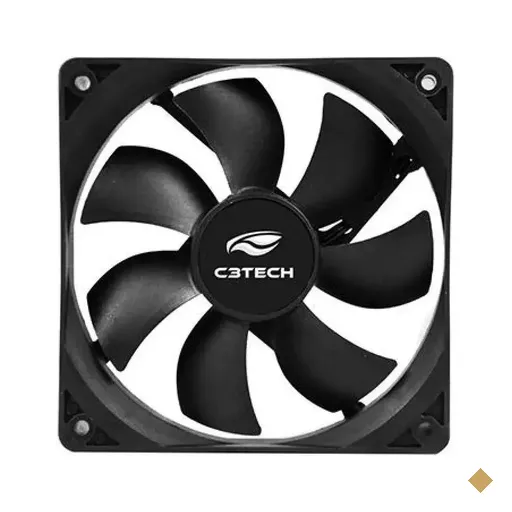 C3Tech Cooler FAN F7-PW10BK Storm 80mm Preto 