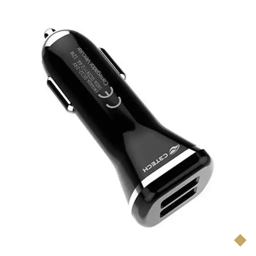 C3Tech Carregador Veicular Dual USB