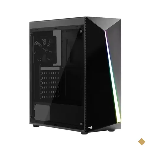 Gabinete Aerocool Shard RGB Lateral em Acrílico Mid Tower
