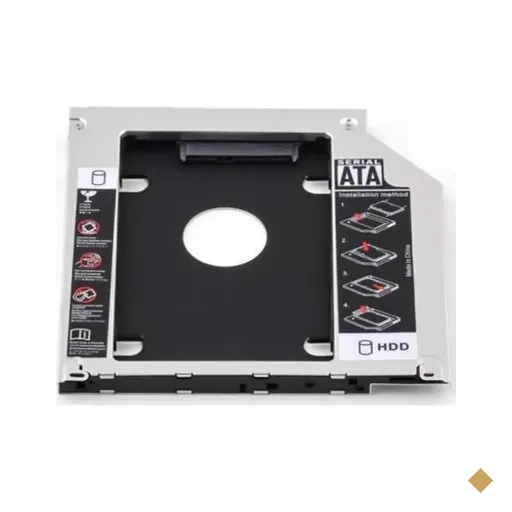 Case CADDY Second HD/SSD SATA 2,5″ para Notebook 12.7mm - MD9