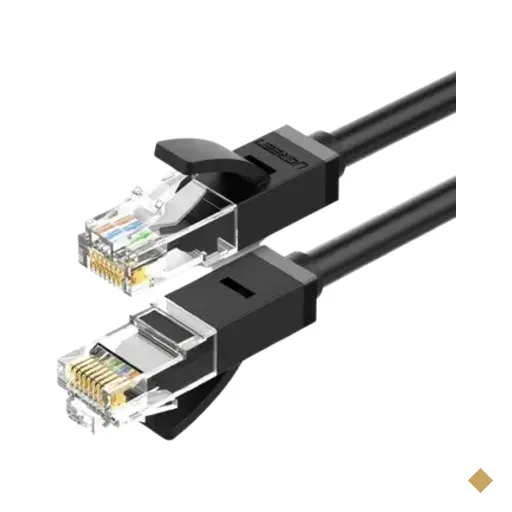 Cabo Lan Ugreen Cat 6 U/utp De 0,5 M - Preto