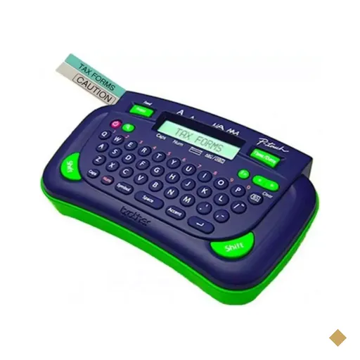 Rotulador Eletrônico Brother PT-80 Azul/Verde