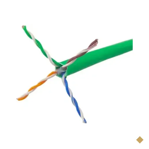 Cabo De Rede Cat6 Verde Furukawa Gigalan Lszh 100 Metros