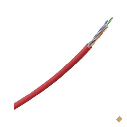 Cabo De Rede Intelbras Impact Giga Cat6 Utp Cmx 4p 100m Vermelho Ig6cvm