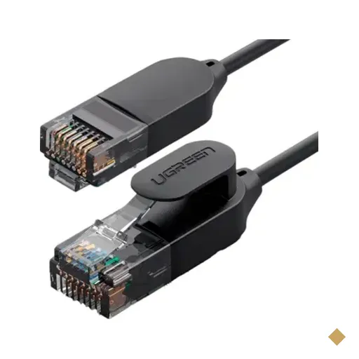 Cabo De Rede Rj45 Cat6a Utp Ethernet Macho 2metros Preto.