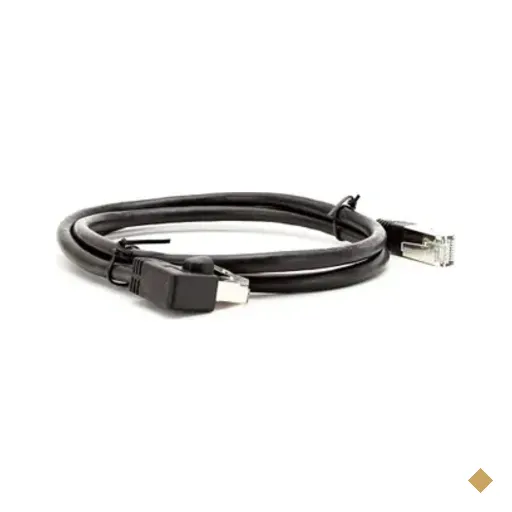 Cabo De Rede Patch Cord Cat7 Plug 90° Graus Para Lateral 3 Mt 3 Mt