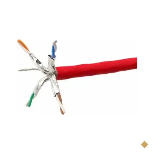 Cabo De Rede Cat7 A Sftp Vermelho Industrial Siemon 300 Metros