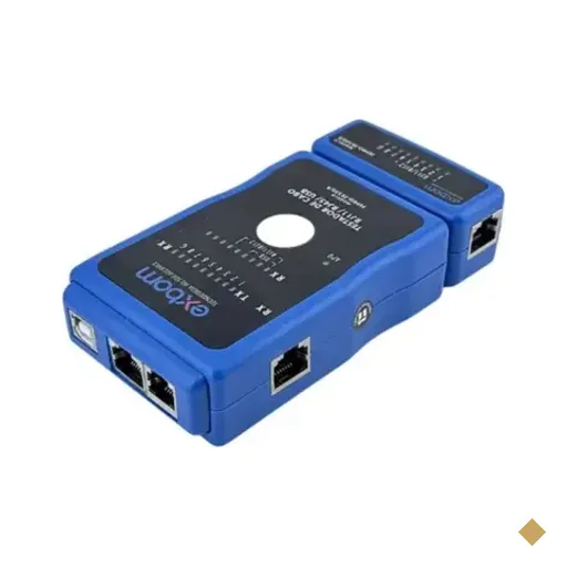 Testador De Cabo De Rede Rj45-11-12 E Cabo De Impressora Exbom Fepro-tc330