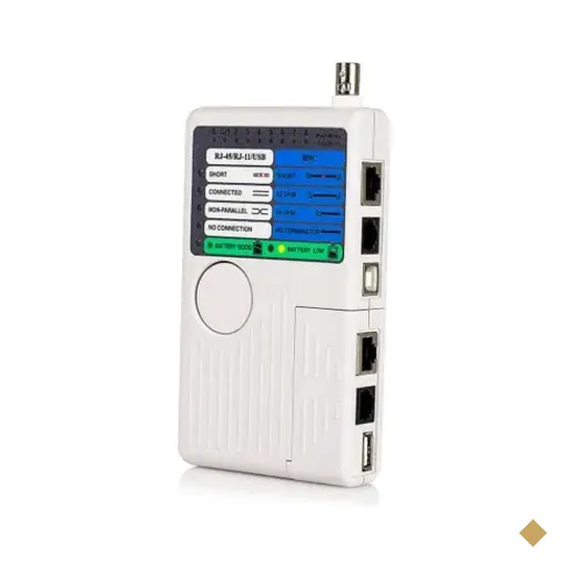 Testador De Cabos Remoto - Usb, Bnc, Rj11, Rj45, Rede