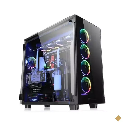 Gabinete Thermaltake View 91 Tempered Glass RGB Edition Super Tower Chassis…