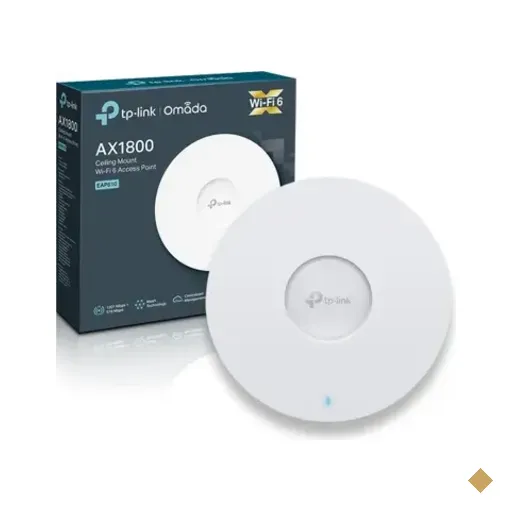 Access Point Tp-Link Eap610, Ax1800, 1775MBps Omada, Wi-Fi 6, Montável Em Teto