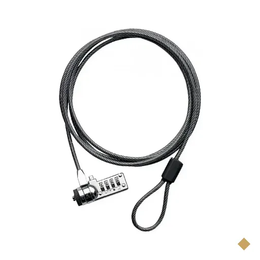 Trava de Segurança para Notebook 1,8mts Segredo Numérico - C3Tech CS-10 