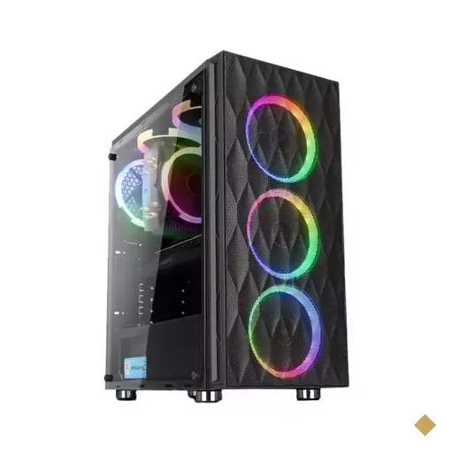 Gabinete Gamer Liketec Horus RGB, Vidro Temperado, com 3 Fans RGB