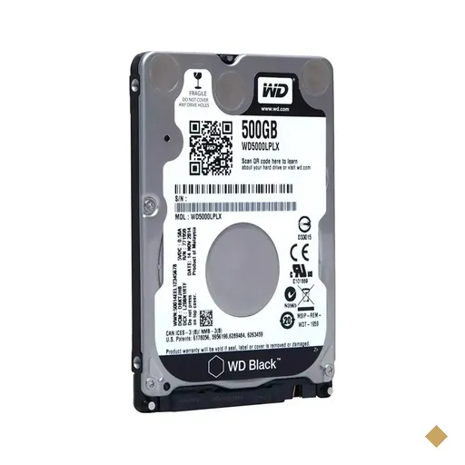 HD Western Digital Black 500GB 2,5″ 32MB SATA 6.0GB/s WD5000LPLX