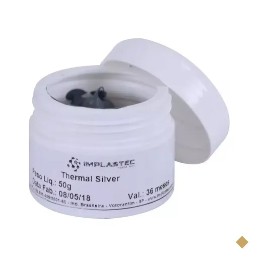 Implastec Pasta Térmica Thermal Silver Pote 50g 