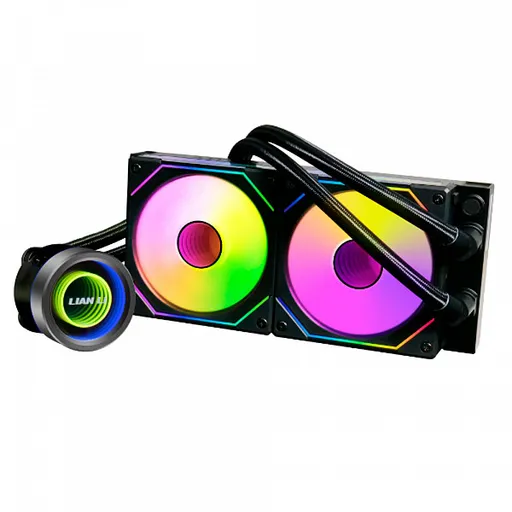 Water Cooler Lian Li Galahad II Trinity SL-INF, RGB 240mm, Intel-AMD, Black…