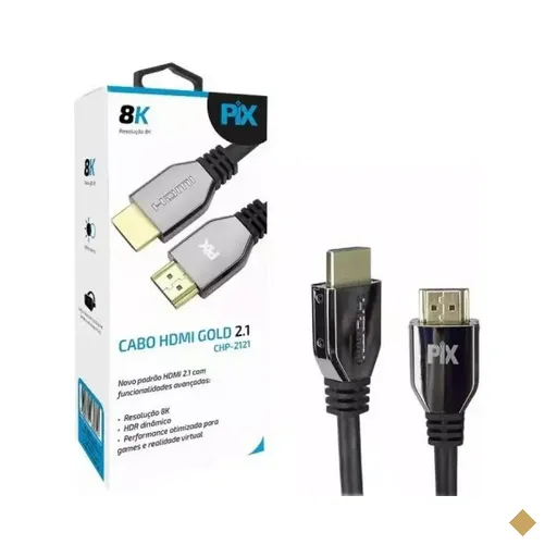 Cabo HDMI Gold 2.1 1.5m