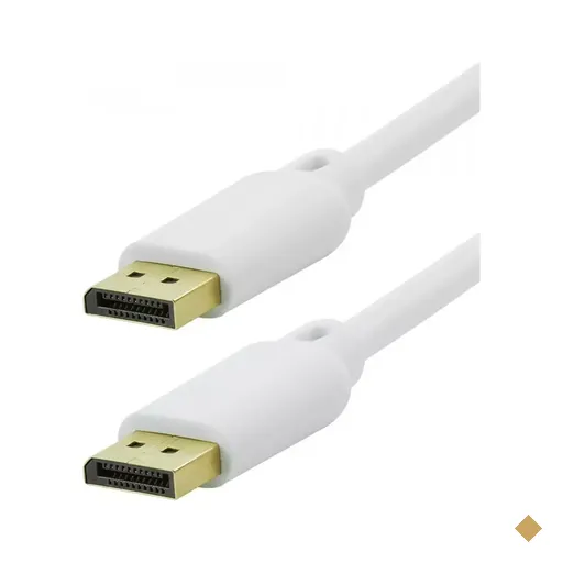 Cabo Displayport 1.2 Branco 5m