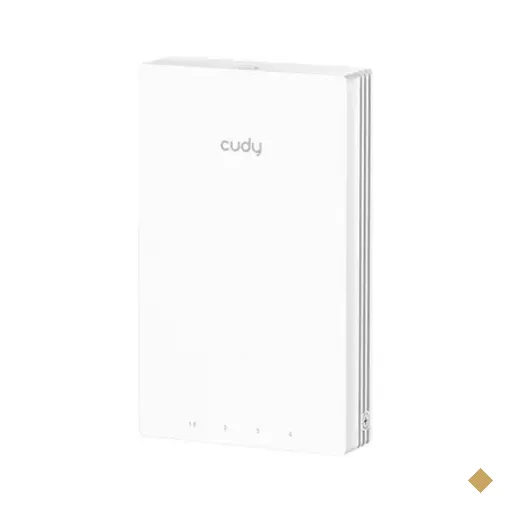 Ponto De Acesso Wifi 6 Ax3000 Parede Gigabit Cudy Ap3000w