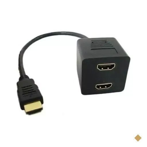 Cabo Hdmi Divisor Splitter Duplicador Y 1 Macho Para 2 Fêmea Empire