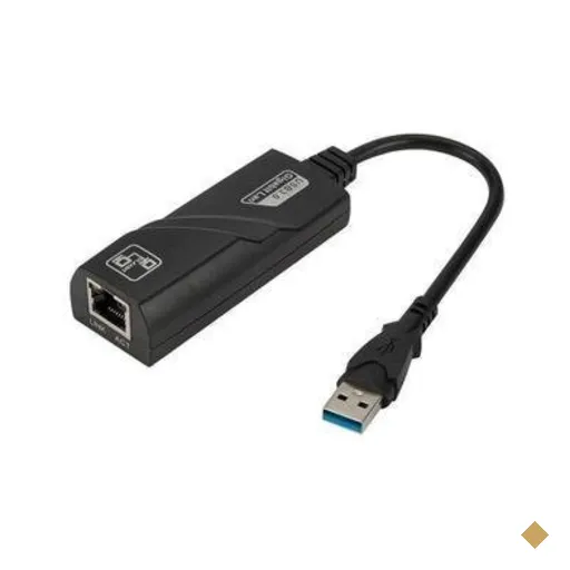 Adaptador Placa De Rede USB 3.0 Para Gigabit Ethernet, LAN RJ45, 10/100/1000Mbps
