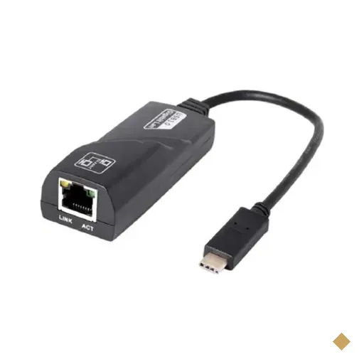 Conversor Adaptador USB-C X RJ45 LAN USB 3.0, Gigabit 10/100/1000Mbps
