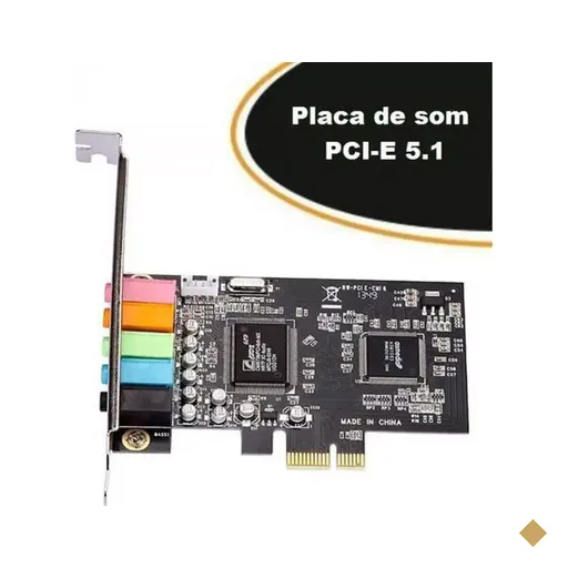 Placa de Som Empire 5.1 PCI Express