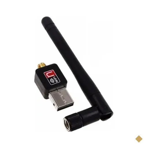 Adaptador Rede Sem Fio Com Antena De 6dbi Wifi/wlan Usb 2.0 600mbps