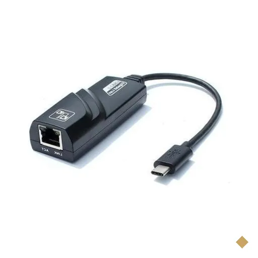 Adaptador De Rede Lan, Alta Qualidade, USB 3.1, Tipo C Para Rj45, 100/1000mbps…