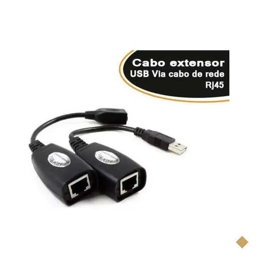 Cabo Extensor USB via Cabo de Rede RJ45 JC-1185 - Empire