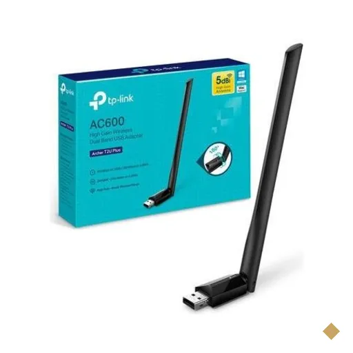 Adaptador Usb Wireless Tp-link, Nano, Dual Band, T2u Plus - Ac600